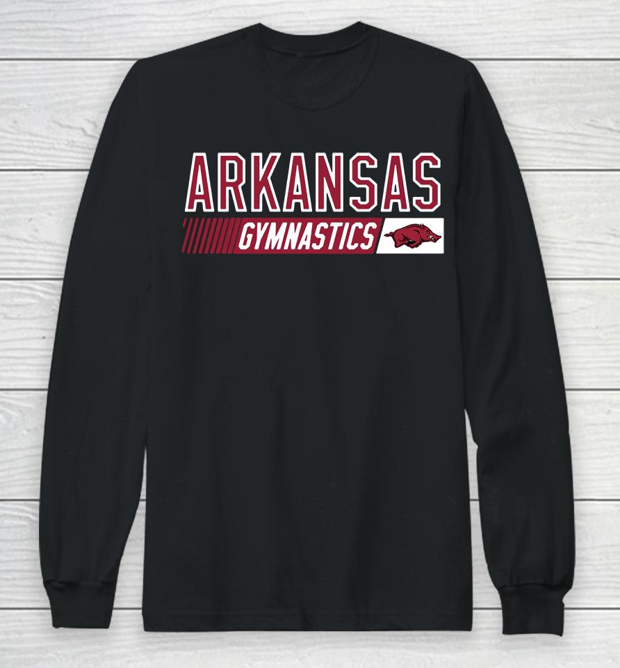 Ncaa Arkansas Razorbacks Kinetic Energy Gymnastics Long Sleeve T-Shirt