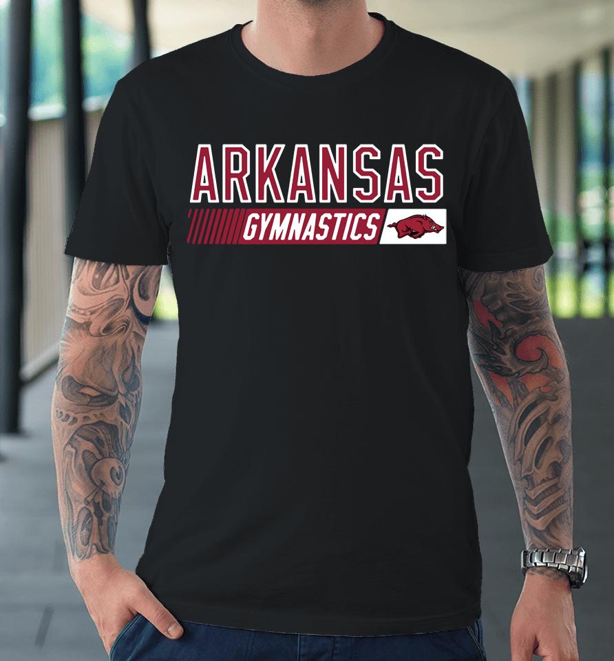Ncaa Arkansas Razorbacks Kinetic Energy Gymnastics Premium T-Shirt