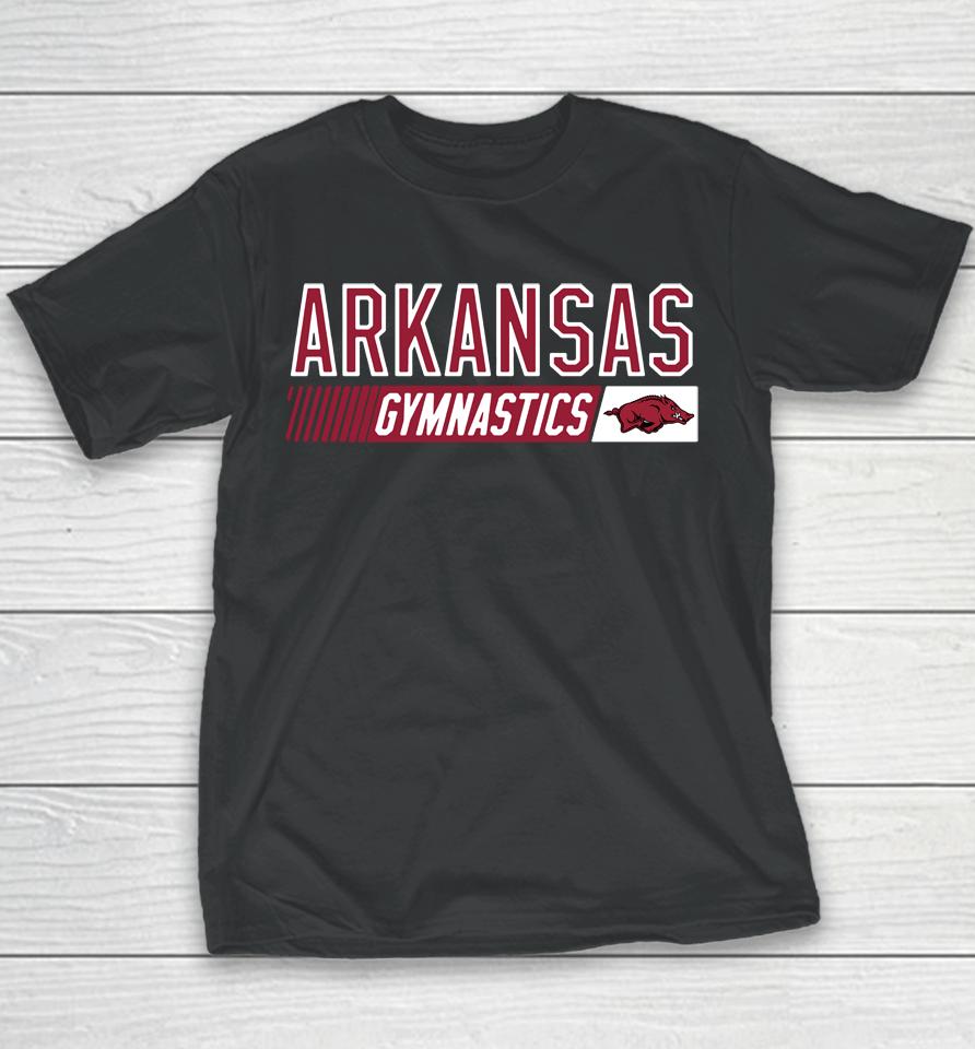 Ncaa Arkansas Razorbacks Kinetic Energy Gymnastics Youth T-Shirt