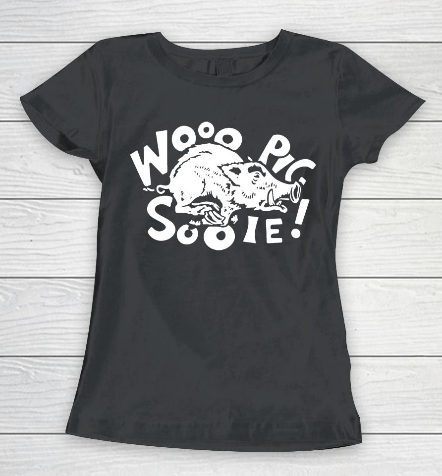 Ncaa Arkansas Razorbacks Woo Pig Sooie Women T-Shirt
