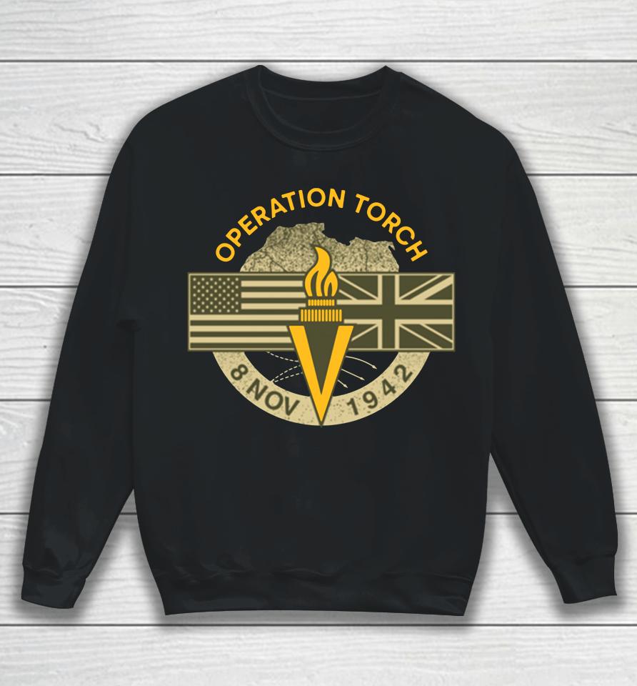 Ncaa Army Black Knights 1St Armored Division Old Ironsides Rivalry Operation Torch Two-Hit Legend Sweatshirt