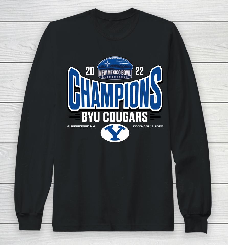 Ncaa Byu Cougars 2022 Champion New Mexico Bowl Long Sleeve T-Shirt