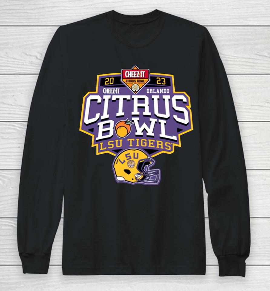 Ncaa Cheez-It Orlando Citrus Bowl 2023 Lsu Tigers Long Sleeve T-Shirt