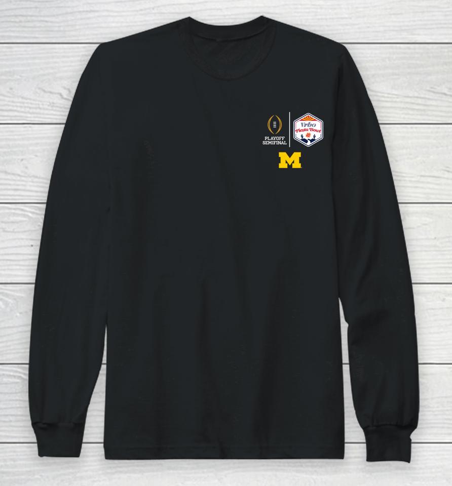 Ncaa College Football Playoff Michigan Wolverines Fiesta Bowl 2022 Long Sleeve T-Shirt