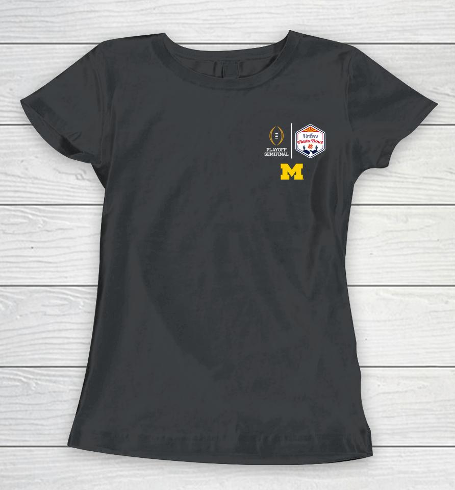 Ncaa College Football Playoff Michigan Wolverines Fiesta Bowl 2022 Women T-Shirt