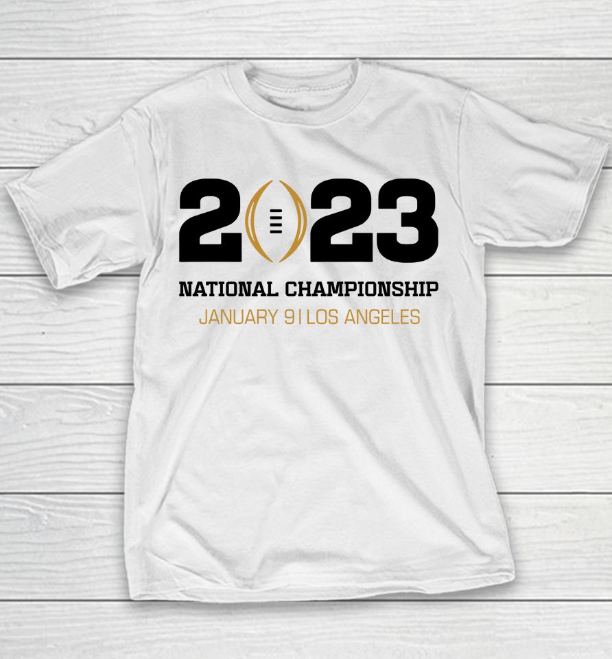 Ncaa Fanatics Shop Los Angeles College Football Playoff 2023 Event Logo Youth T-Shirt