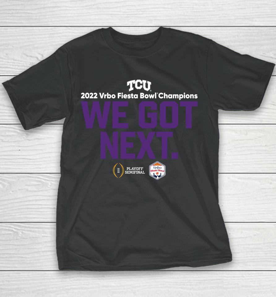 Ncaa Fiesta Bowl Tcu We Got Next 2023 Youth T-Shirt