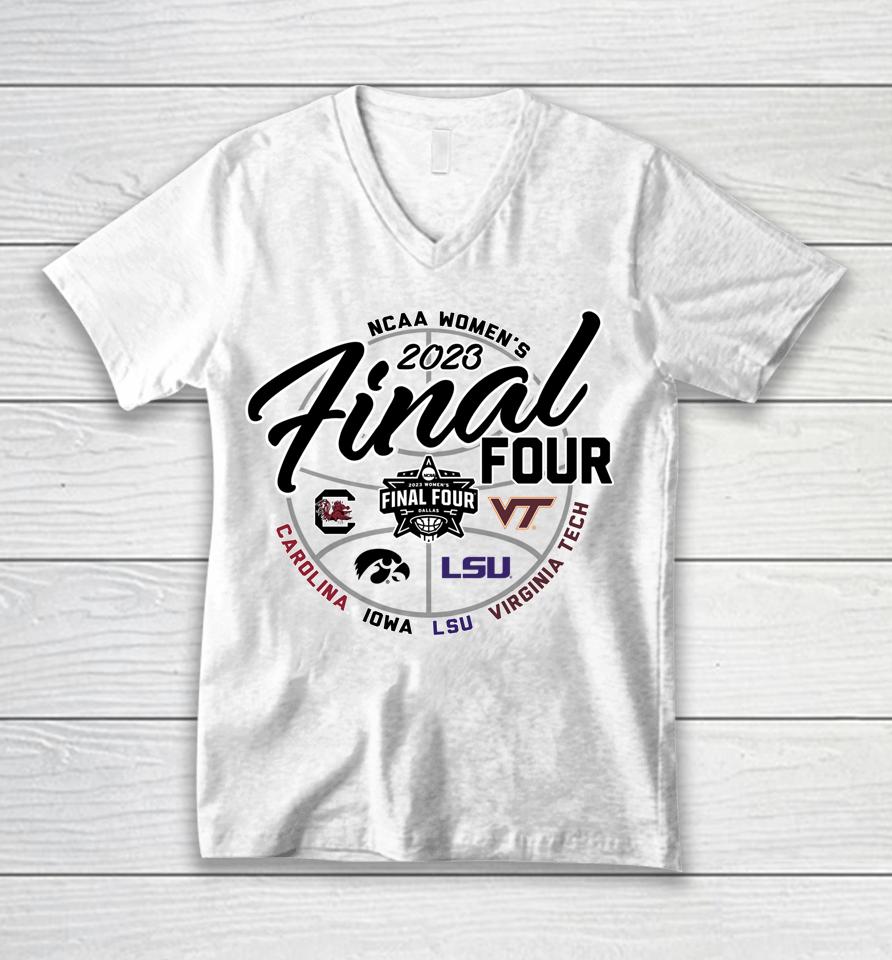 Ncaa Final Four Women's Basketball 2023 Unisex V-Neck T-Shirt