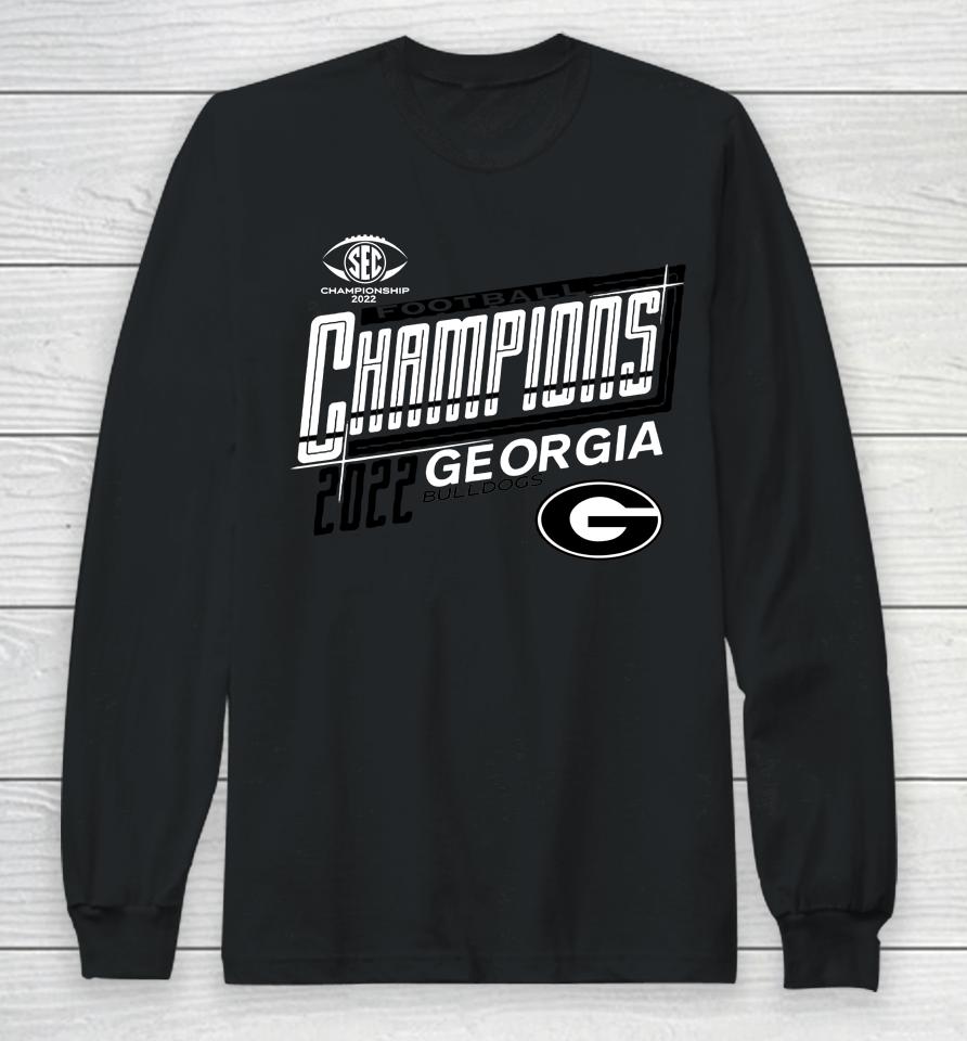 Ncaa Georgia Bulldogs Sec Football Conference Champions 2022 Long Sleeve T-Shirt