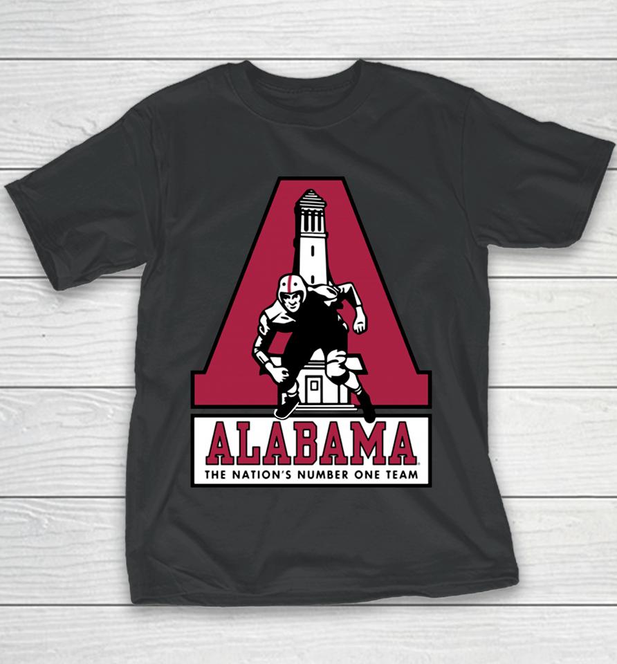 Ncaa Grey Alabama Denny Chimes The Nation's Number One Team Youth T-Shirt