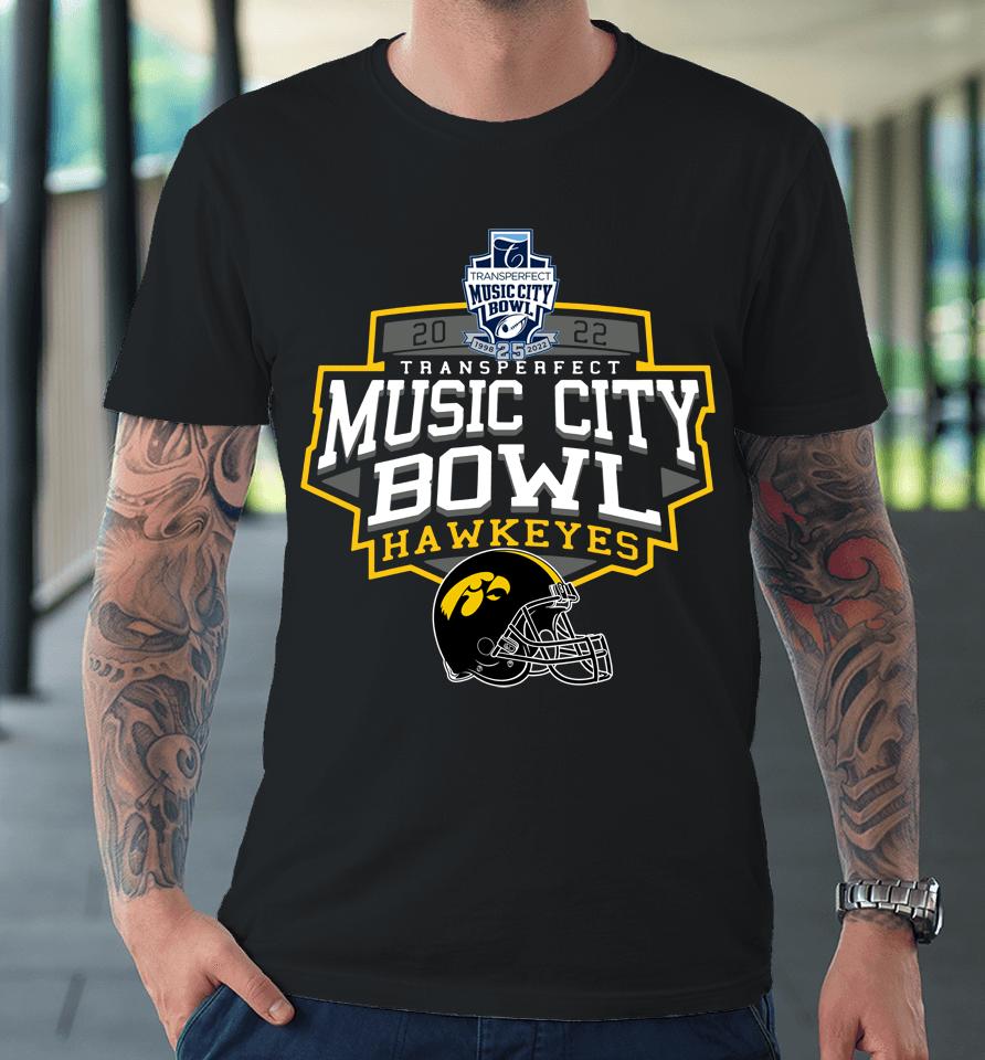 Ncaa Iowa Hawkeyes Transperfect Music City Bowl College Football Playoff Premium T-Shirt