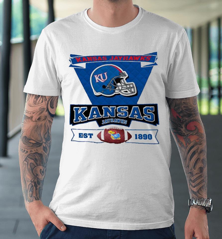 Ncaa Kansas Jayhawks Basketball Est 1890 Premium T-Shirt