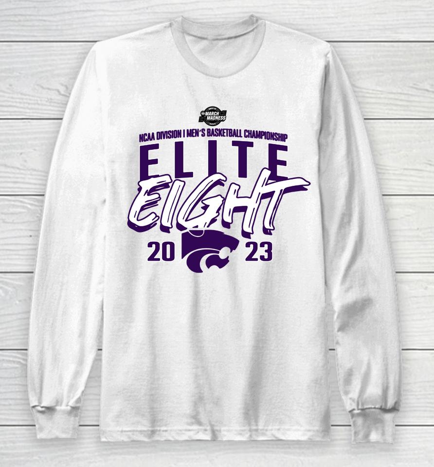 Ncaa Kansas State Wildcats Men's Basketball Tournament March Madness Elite Eight Team Long Sleeve T-Shirt