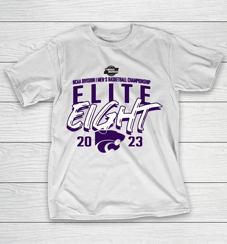 Ncaa Kansas State Wildcats Men's Basketball Tournament March Madness Elite Eight Team T-Shirt