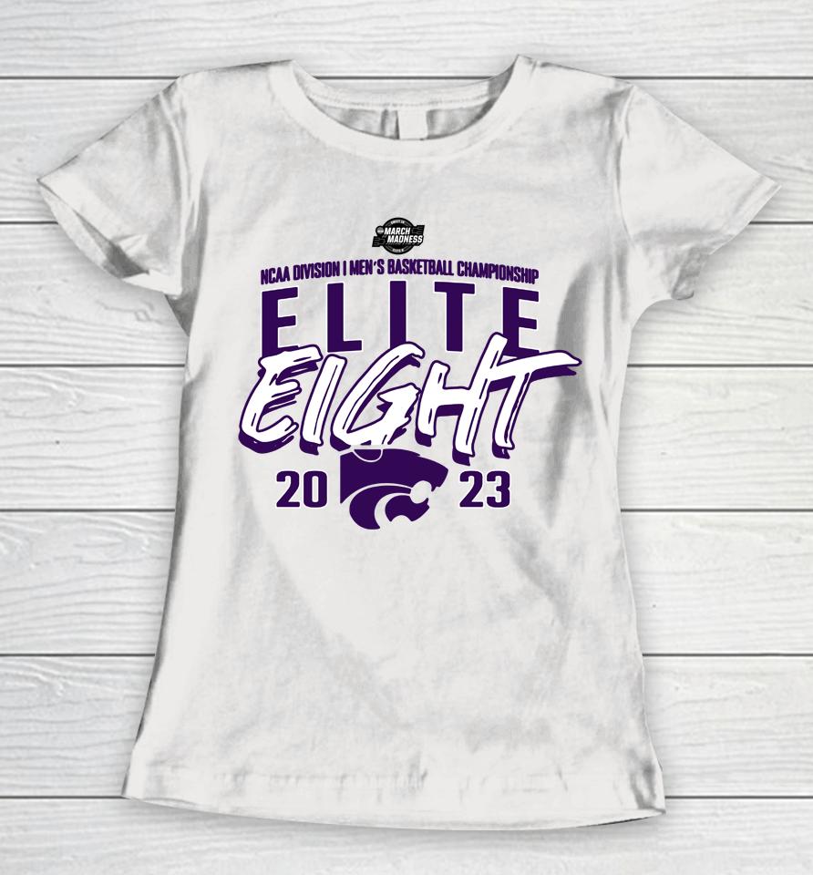 Ncaa Kansas State Wildcats Men's Basketball Tournament March Madness Elite Eight Team Women T-Shirt