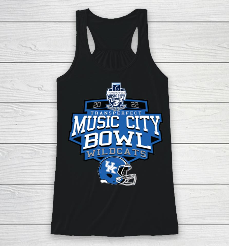 Ncaa Kentucky Wildcats Football 2022 Transperfect Music City Bowl Racerback Tank