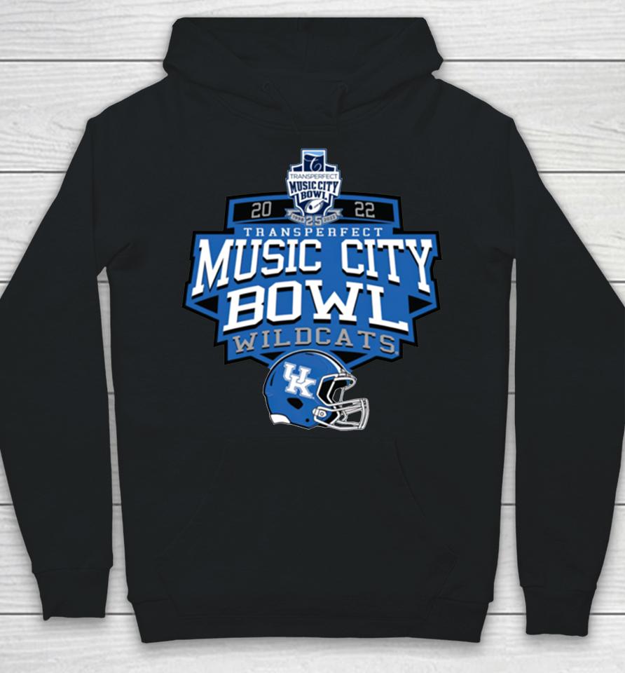 Ncaa Kentucky Wildcats Football 2022 Transperfect Music City Bowl Hoodie