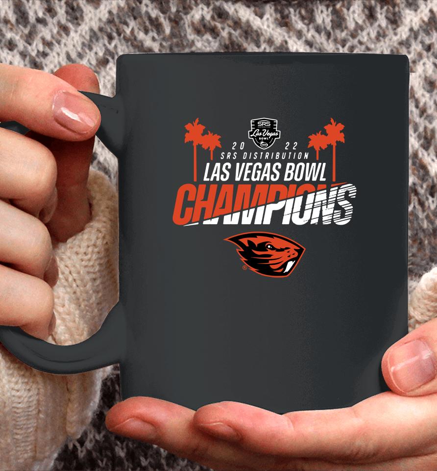 Ncaa Las Vegas Bowl 2022 Champions Black Oregon State Beavers Logo Coffee Mug