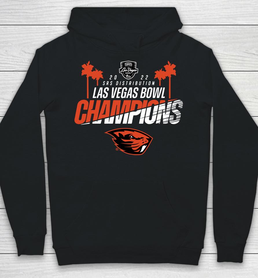 Ncaa Las Vegas Bowl 2022 Champions Black Oregon State Beavers Logo Hoodie