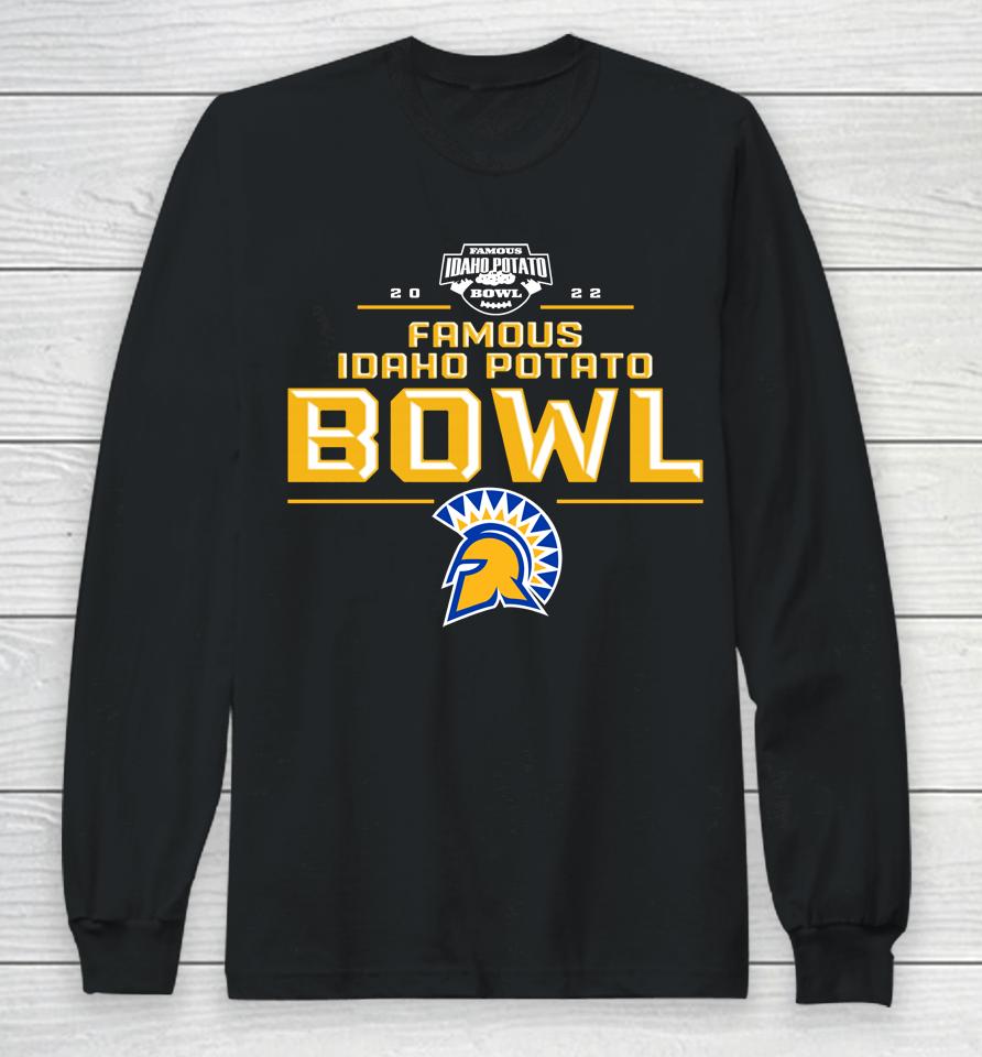 Ncaa Men's Famous Idaho Potato Bowl 2022 Sjsu Jose State Long Sleeve T-Shirt