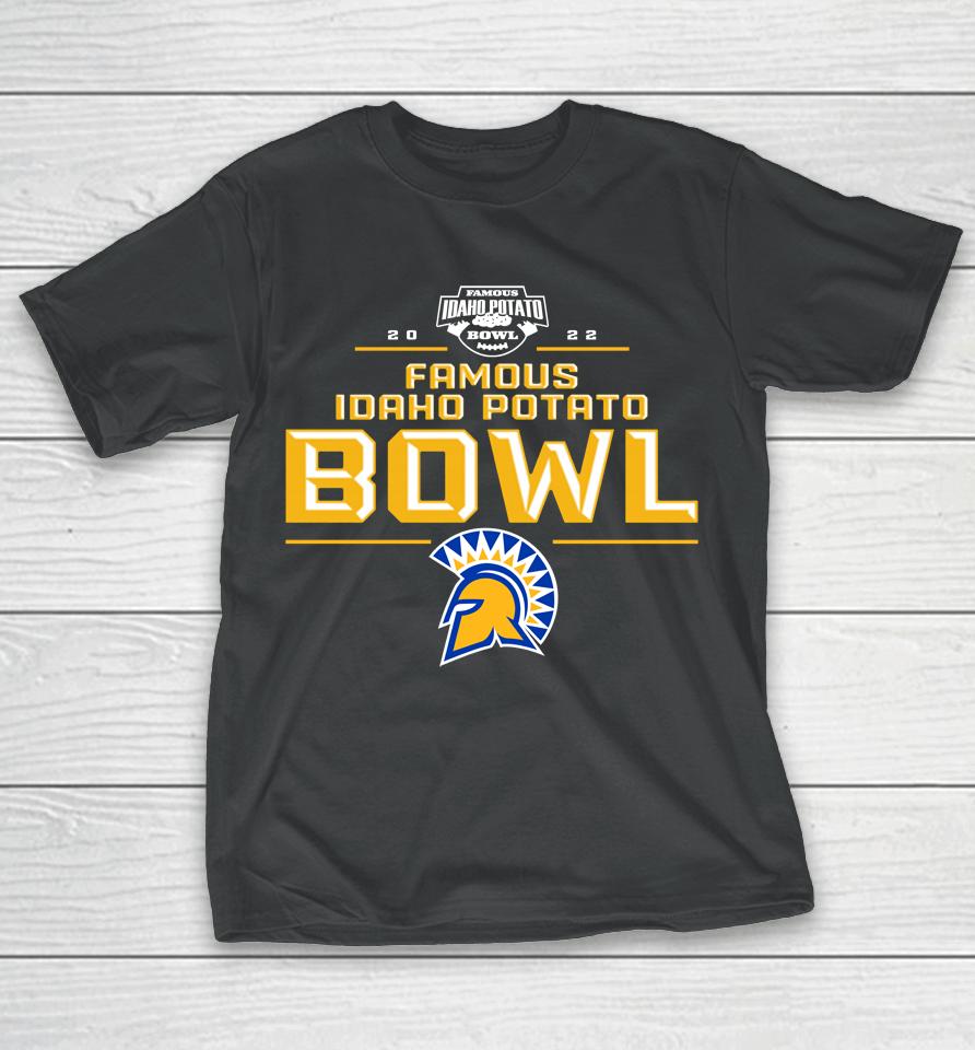 Ncaa Men's Famous Idaho Potato Bowl 2022 Sjsu Jose State T-Shirt