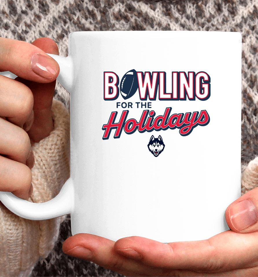 Ncaa Men's Uconn Huskies Bowling For The Holidays Coffee Mug