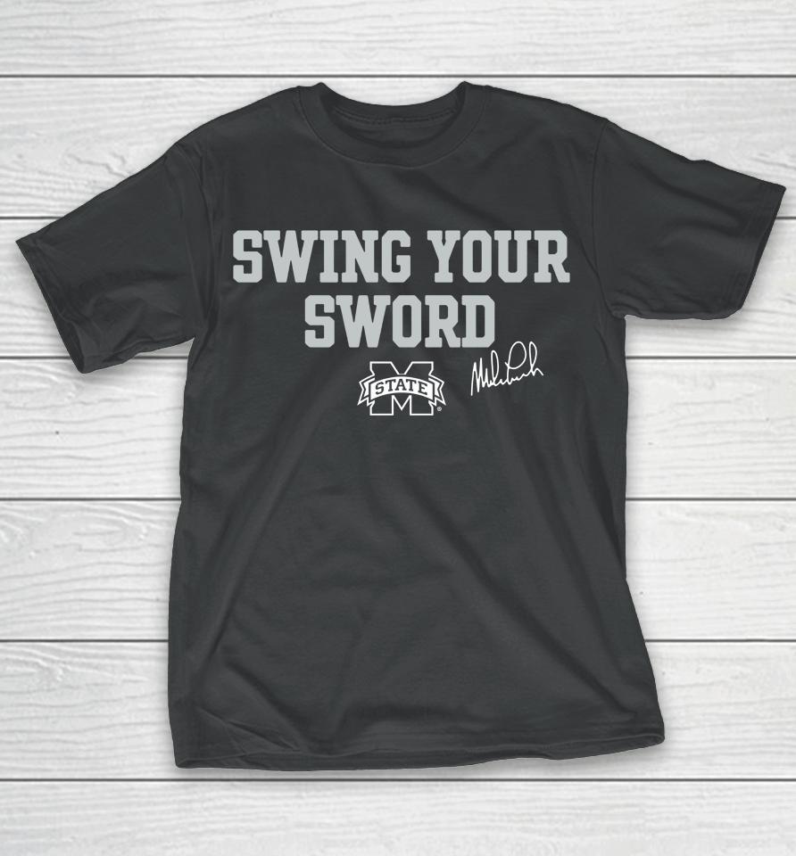 Ncaa Mississippi State Football Swing Your Sword T-Shirt
