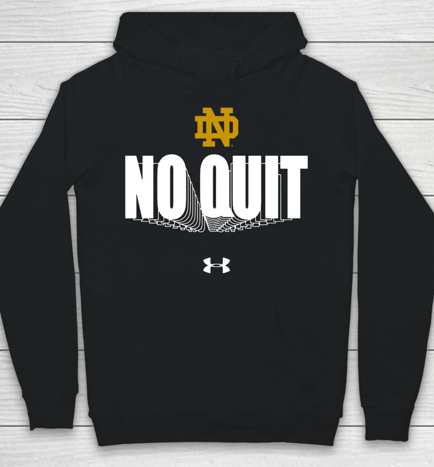 Ncaa Notre Dame Fighting Irish No Quit Shooter Performance Hoodie