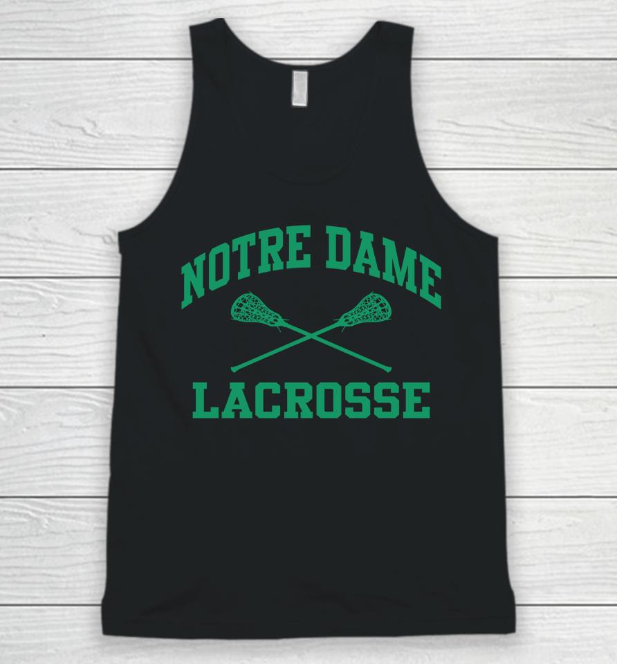 Ncaa Notre Dame Lacrosse Icon Unisex Tank Top