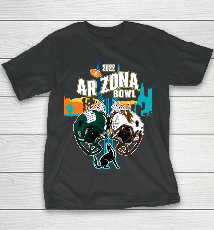 Ncaa Ohio Bobcats Vs Wyoming Cowboys 2022 Arizona Bowl Helmets Youth T-Shirt