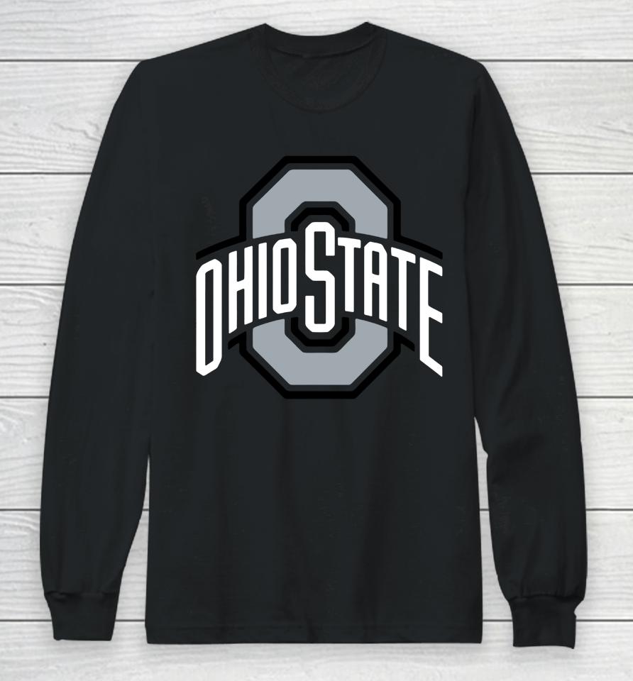 Ncaa Ohio State Buckeyes Identity Logo Scarlet Long Sleeve T-Shirt