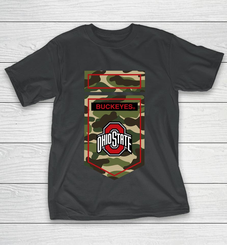 Ncaa Ohio State Buckeyes Veterans Camo T-Shirt