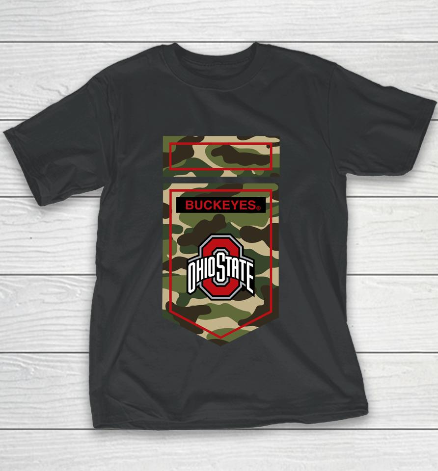 Ncaa Ohio State Buckeyes Veterans Camo Youth T-Shirt