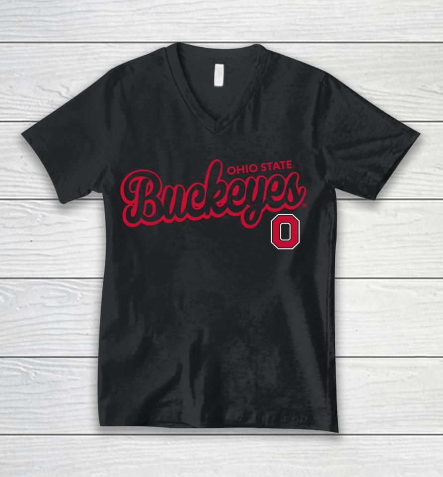 Ncaa Ohio State Buckeyes Whohoopers Unisex V-Neck T-Shirt