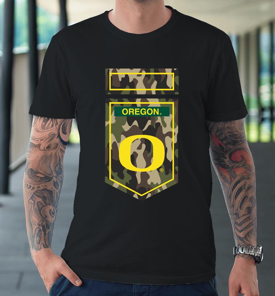 Ncaa Oregon Ducks Veterans Camo Premium T-Shirt
