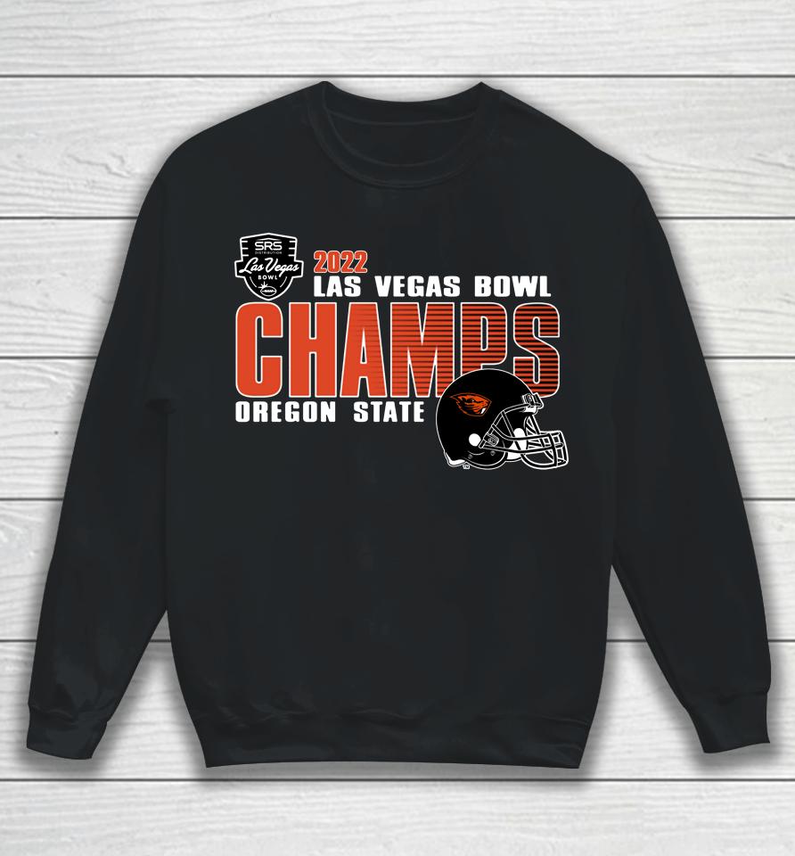 Ncaa Oregon State Beavers 2022 Las Vegas Bowl Champions Sweatshirt