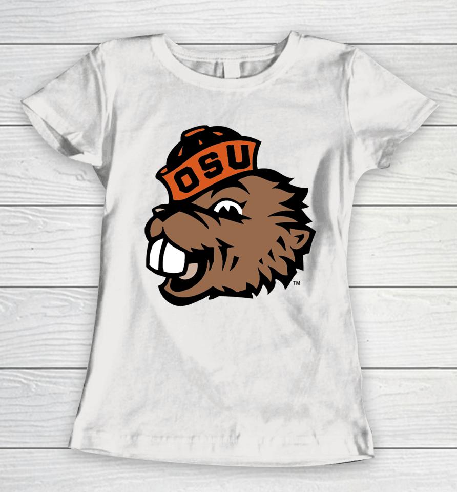 Ncaa Oregon State Beavers Vintage School Logo Women T-Shirt
