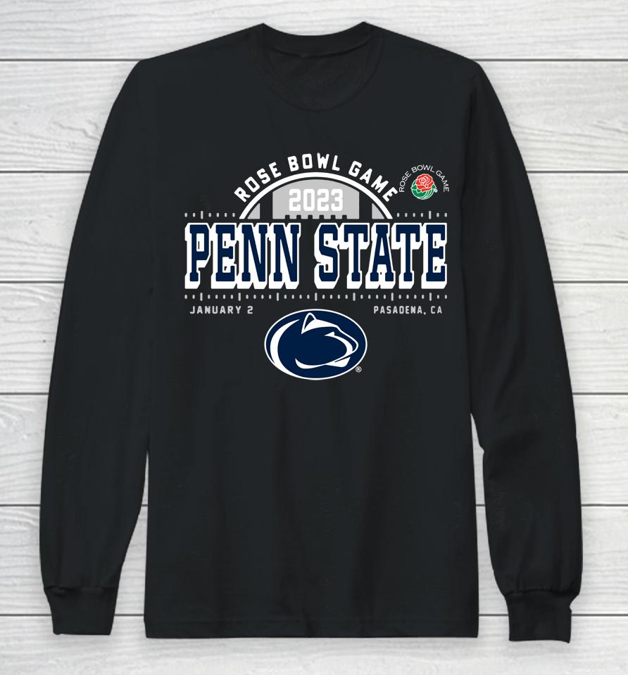 Ncaa Penn State 2023 Rose Bowl Game Navy Long Sleeve T-Shirt