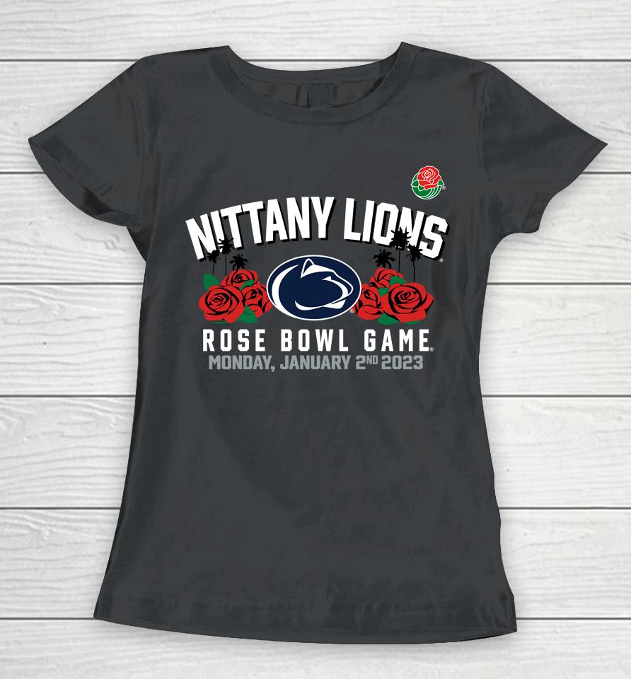 Ncaa Penn State Nittany Lions 2023 Rose Bowl Gameday Stadium Women T-Shirt