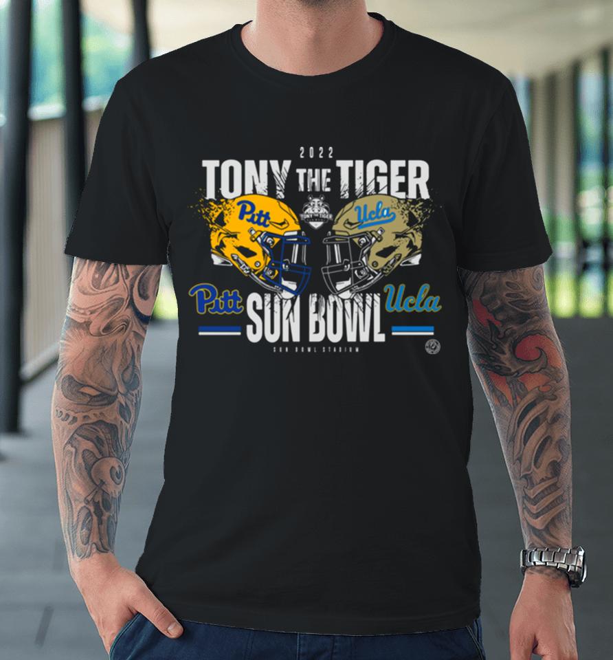 Ncaa Pitt Panthers Vs Ucla Bruins 2022 Tony The Tiger Sun Bowl Premium T-Shirt