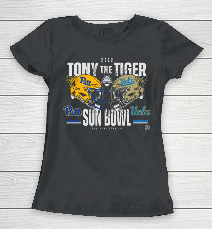 Ncaa Pitt Panthers Vs Ucla Bruins 2022 Tony The Tiger Sun Bowl Women T-Shirt