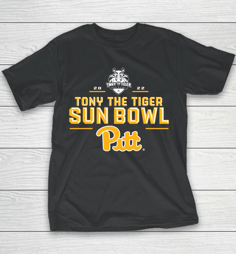Ncaa Pittsburgh Tony The Tiger Sun Bowl Youth T-Shirt