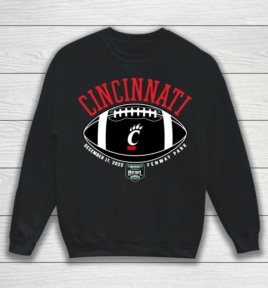 Ncaa Playoff 2022 Fenway Bowl Cincinnati Black Sweatshirt
