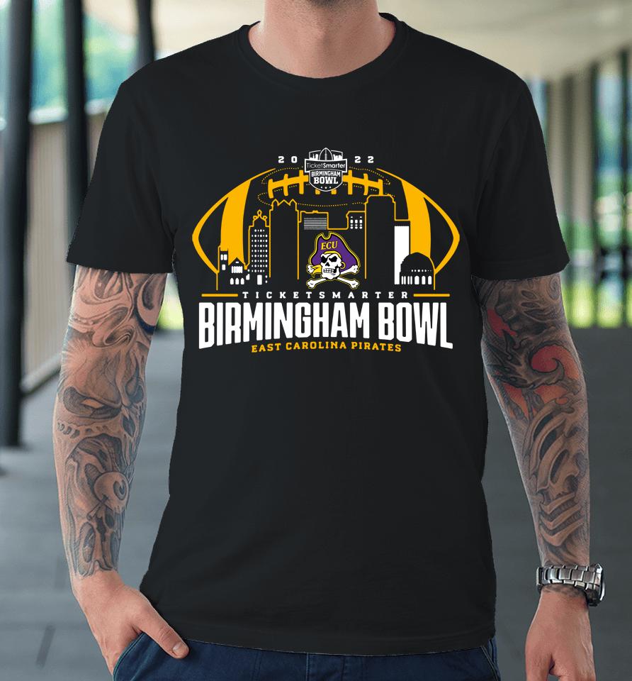 Ncaa Purple Birmingham Bowl 2022 East Carolina Pirates Playoff Premium T-Shirt