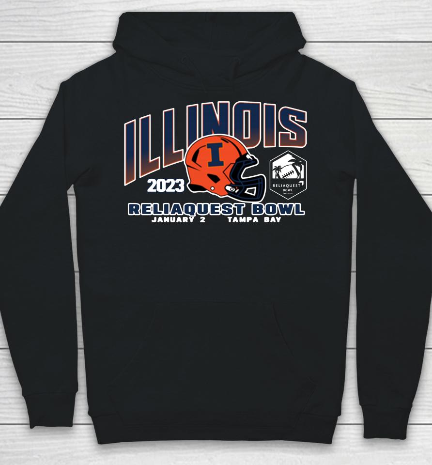Ncaa Reliaquest Bowl Illinois 2023 Champs Hoodie