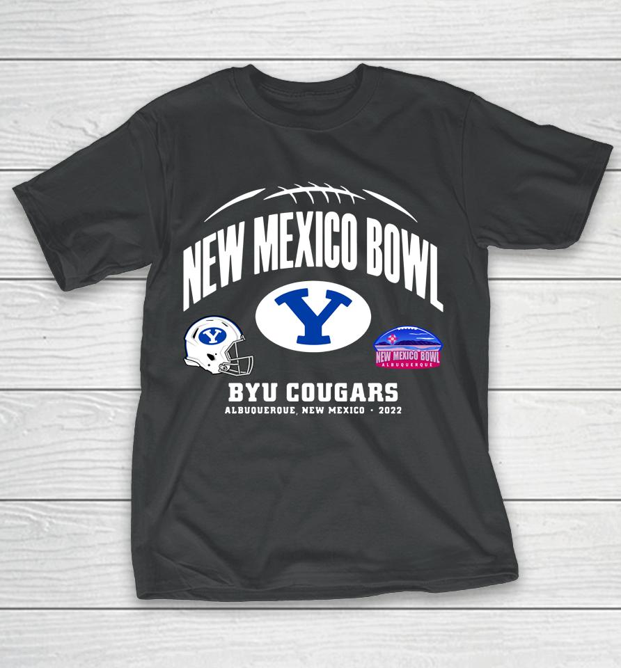 Ncaa Royal Byu Cougars 2022 New Mexico Bowl T-Shirt