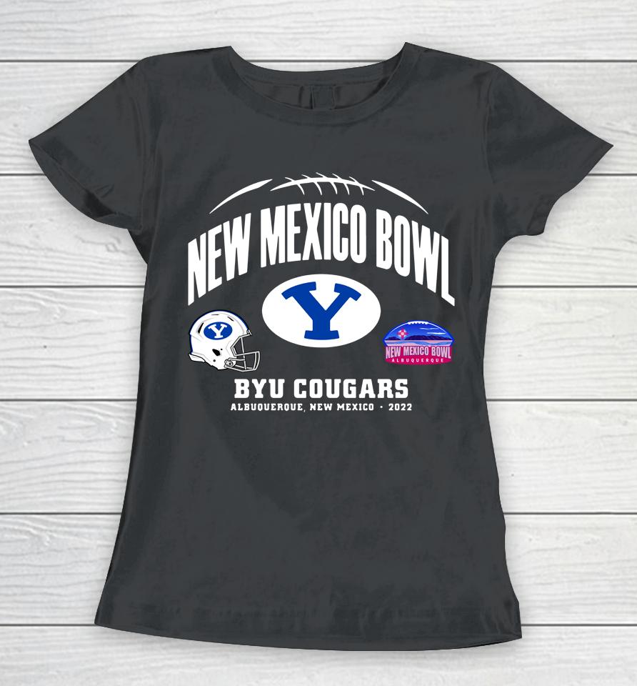 Ncaa Royal Byu Cougars 2022 New Mexico Bowl Women T-Shirt