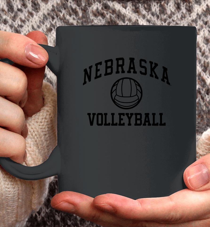 Ncaa Shop Champion Scarlet Nebraska Huskers Volleyball Icon Powerblend Red Coffee Mug