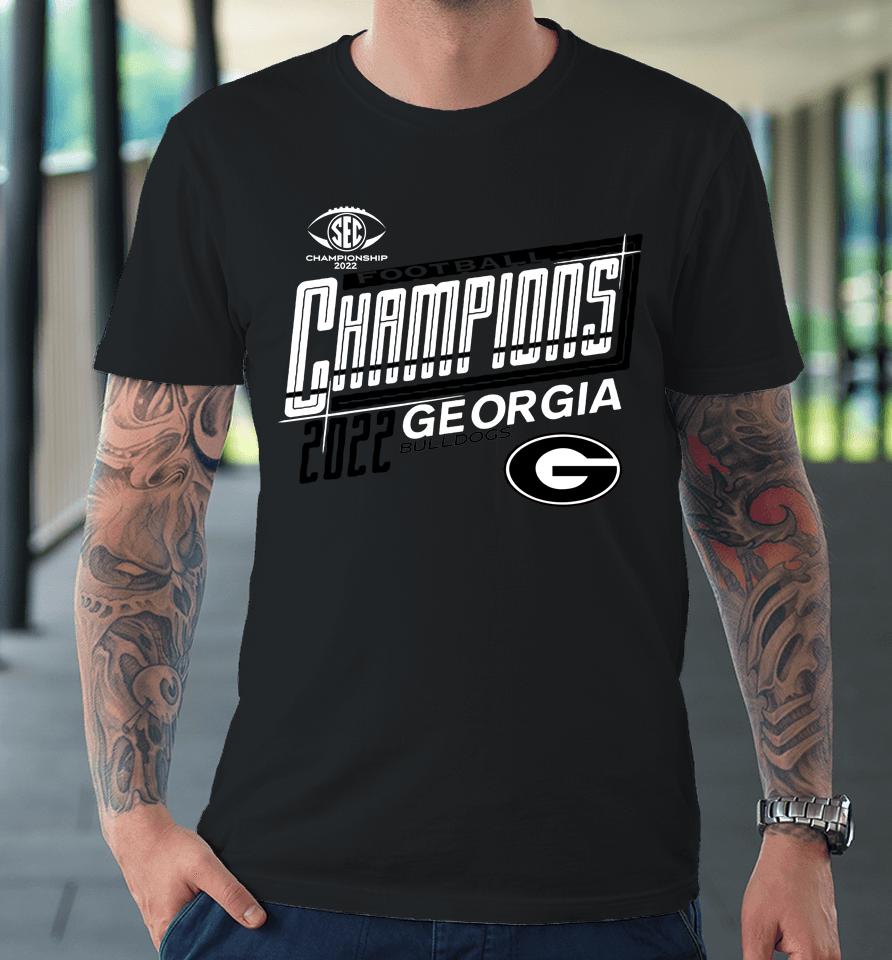 Ncaa Shop Georgia Bulldogs 2022 Sec Football Conference Champions Premium T-Shirt