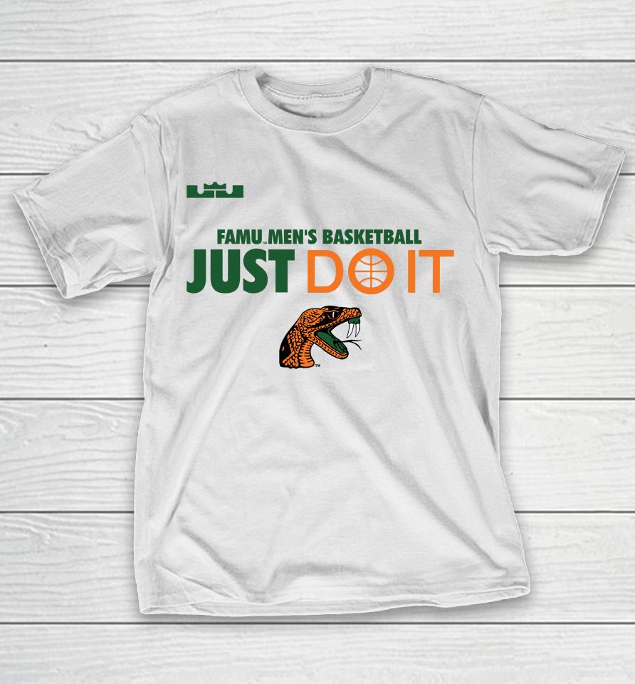 Ncaa Shop Lebron James Just Do It Florida A And M Rattlers Legend T-Shirt